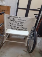 Wheel distribution program- donated to sion hospital